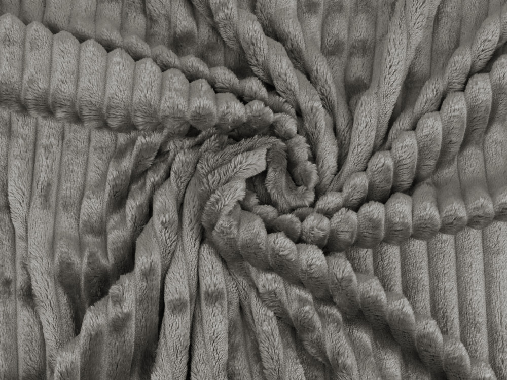 Плед Wave флисовый, серый-2