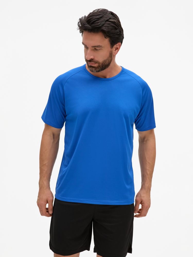 Футболка унисекс Sporty 140, ярко-синяя-3