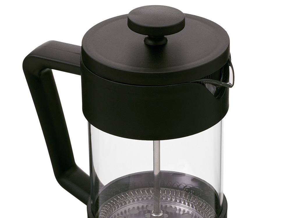 Пластиковый френч-пресс Intense, 600мл, черный-7