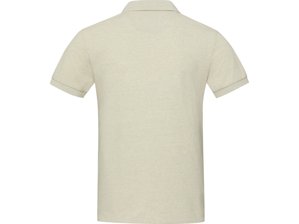 Emerald поло унисекс с коротким рукавом из переработанных материалов Aware™. - Бежевый-2