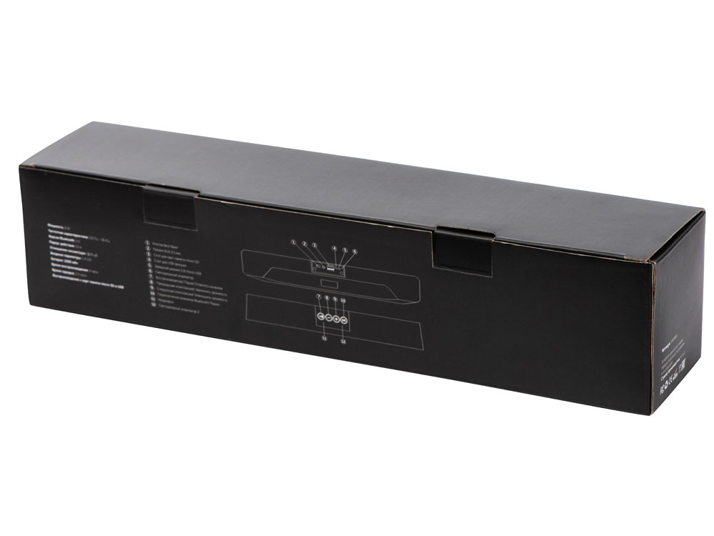 Портативная стереоколонка Hull, 2 * 3 Вт, серый-12