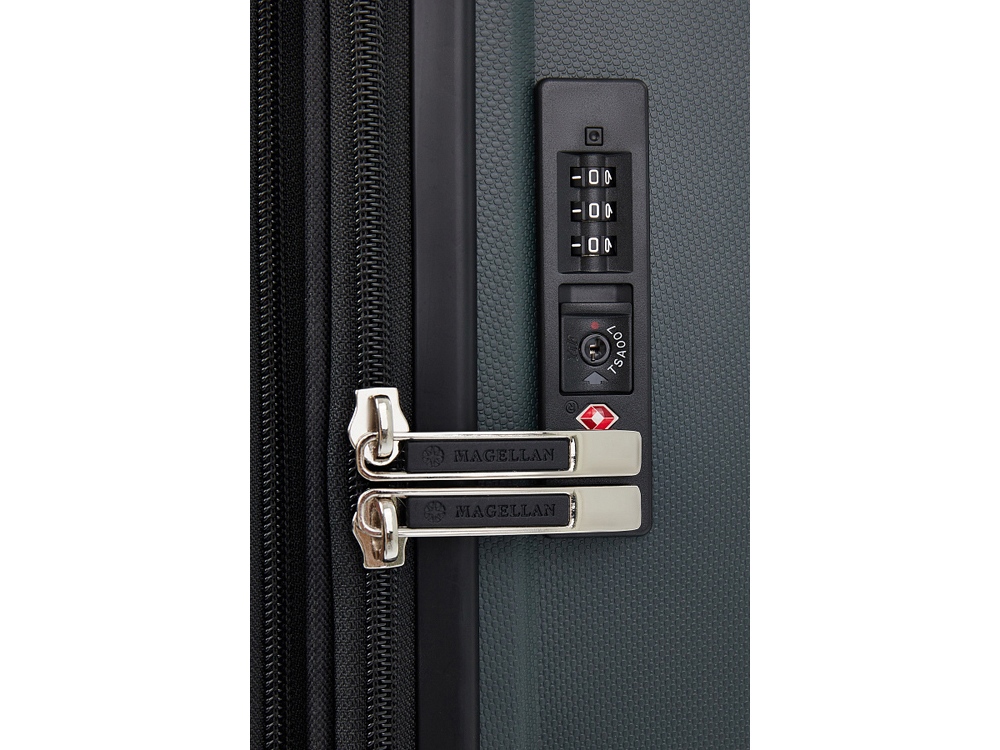 Чемодан 4-х колесный, Magellan, SANTIAGO, 114л, темно-серый-6