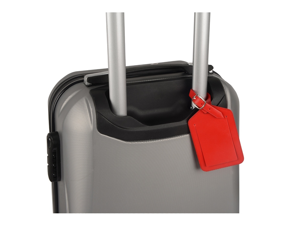 Багажная бирка Weekend из ПВХ, красный-2