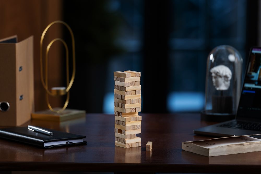 Игра «Деревянная башня мини», неокрашенная-2