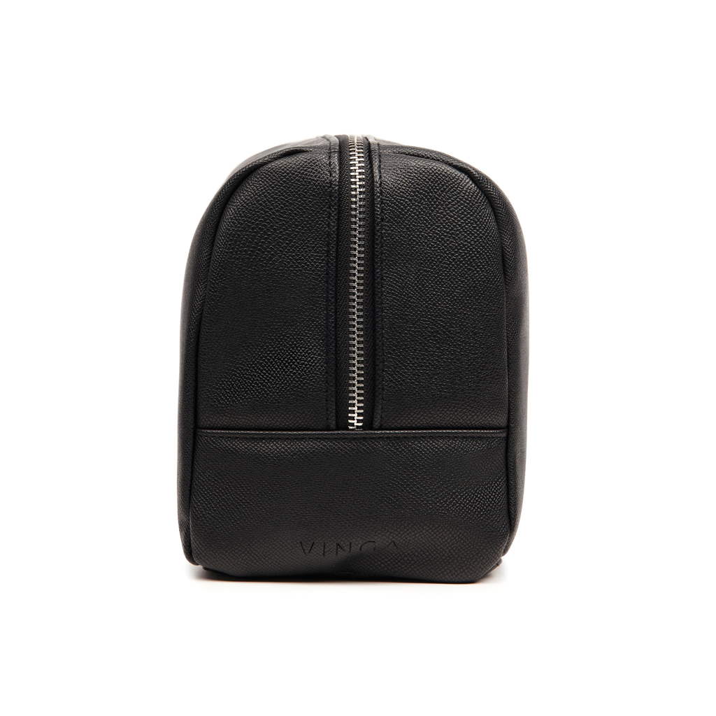 Косметичка VINGA Bermond из переработанного полиуретана RCS черная-5