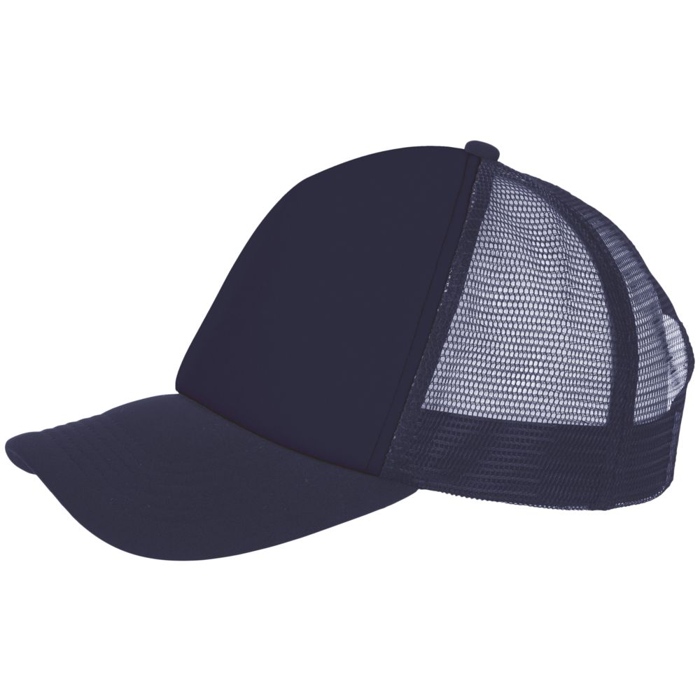 Бейсболка Bubble, темно-синяя-0