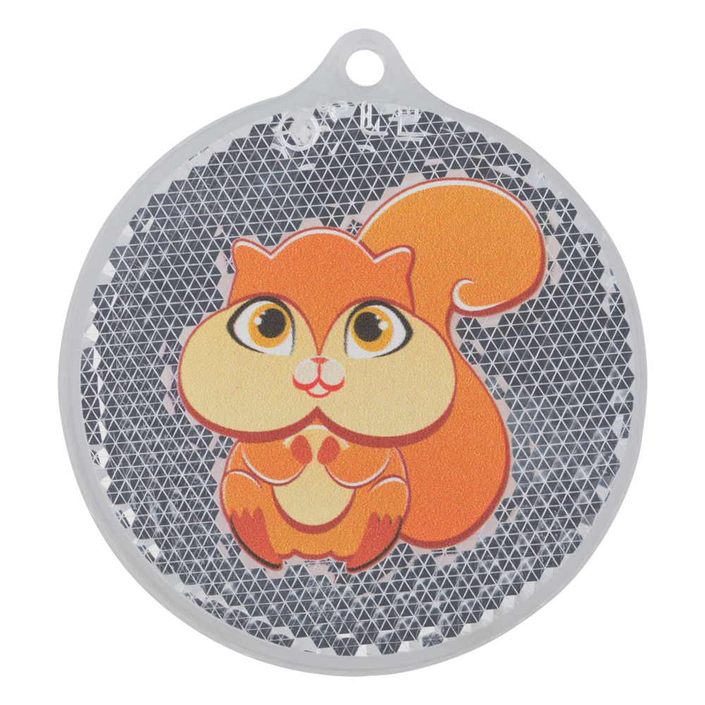 Пешеходный светоотражатель «Круг», синий-4