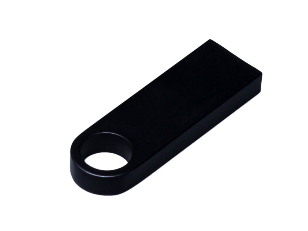 USB 3.0-флешка на 16 Гб с мини чипом и круглым отверстием, черный-2