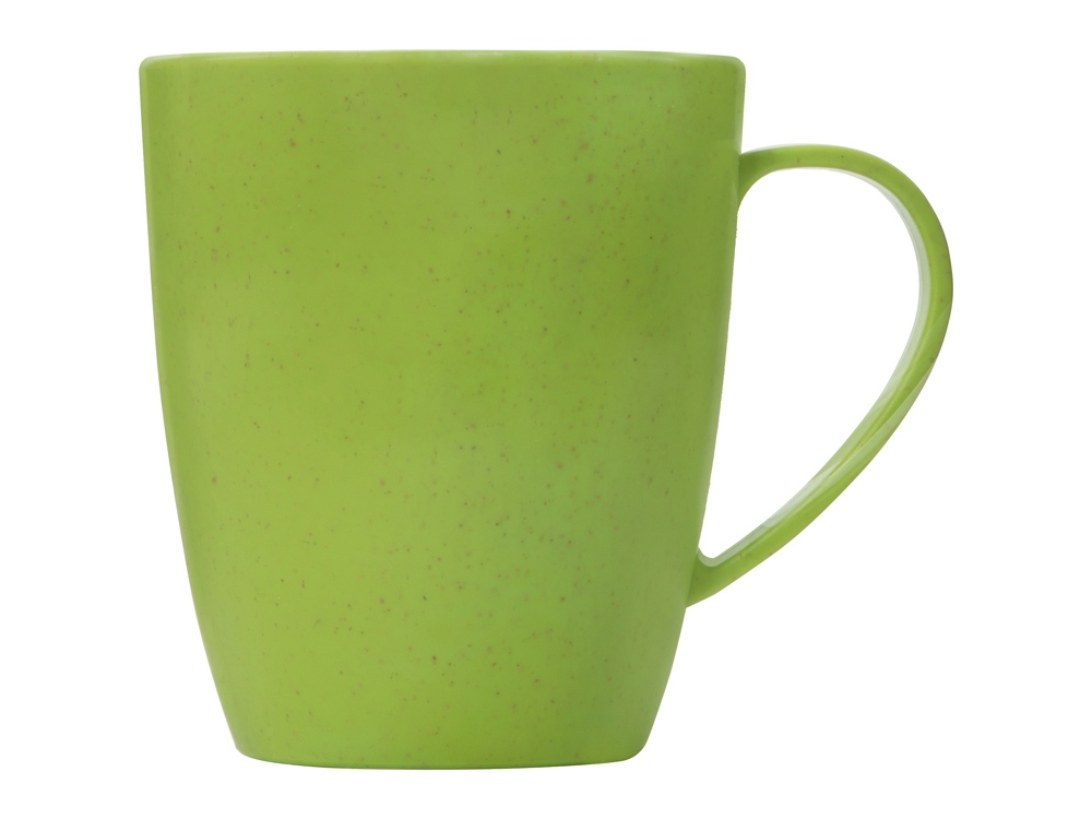 Кружка из пшеничного волокна Morning, 400 мл, зеленый-1