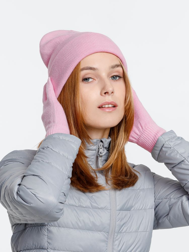 Шапка Urban Flow, пыльно-розовая-3