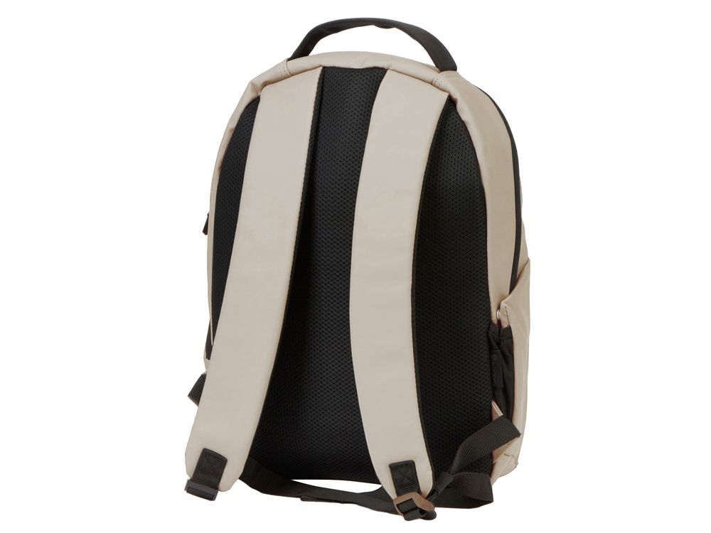 Рюкзак Sofit для ноутбука из экокожи, бежевый-5