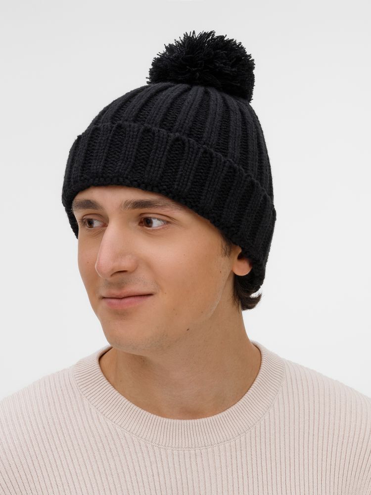 Шапка HappyGo, черная-4