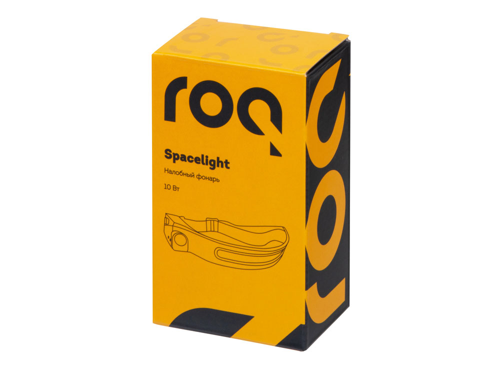 Налобный фонарь 2-в-1 c управлением жестами Spacelight, черный-8