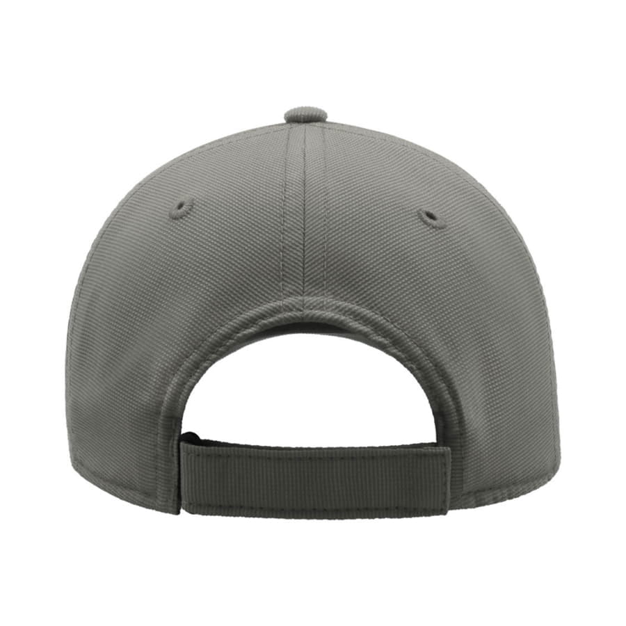 Бейсболка ESTORIL-S, 6 клиньев, застежка на липучке, серый, белый-6