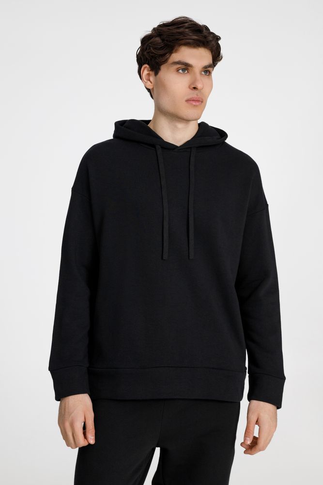 Худи унисекс H2, черное-0