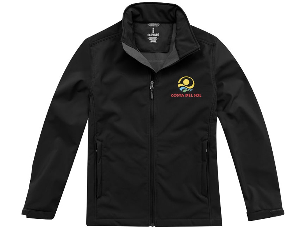 Куртка софтшел Maxson мужская, черный-4