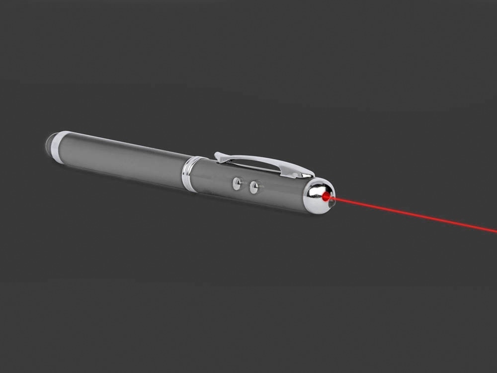 Ручка-стилус Каспер 3 в 1, серебристый-3