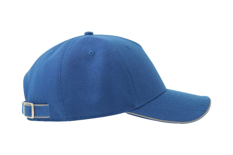 Бейсболка REFLECT-S со светоотражающими деталями, 5 клиньев,  металлическая застежка, синий-8
