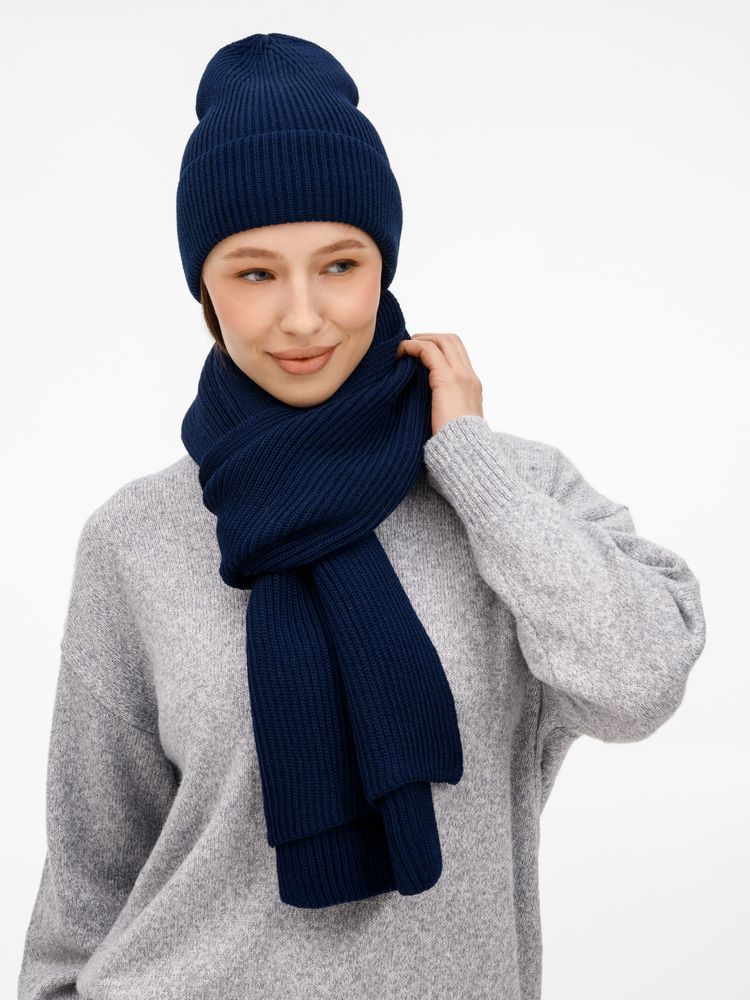 Шапка Nobilis Mono, темно-синяя-3