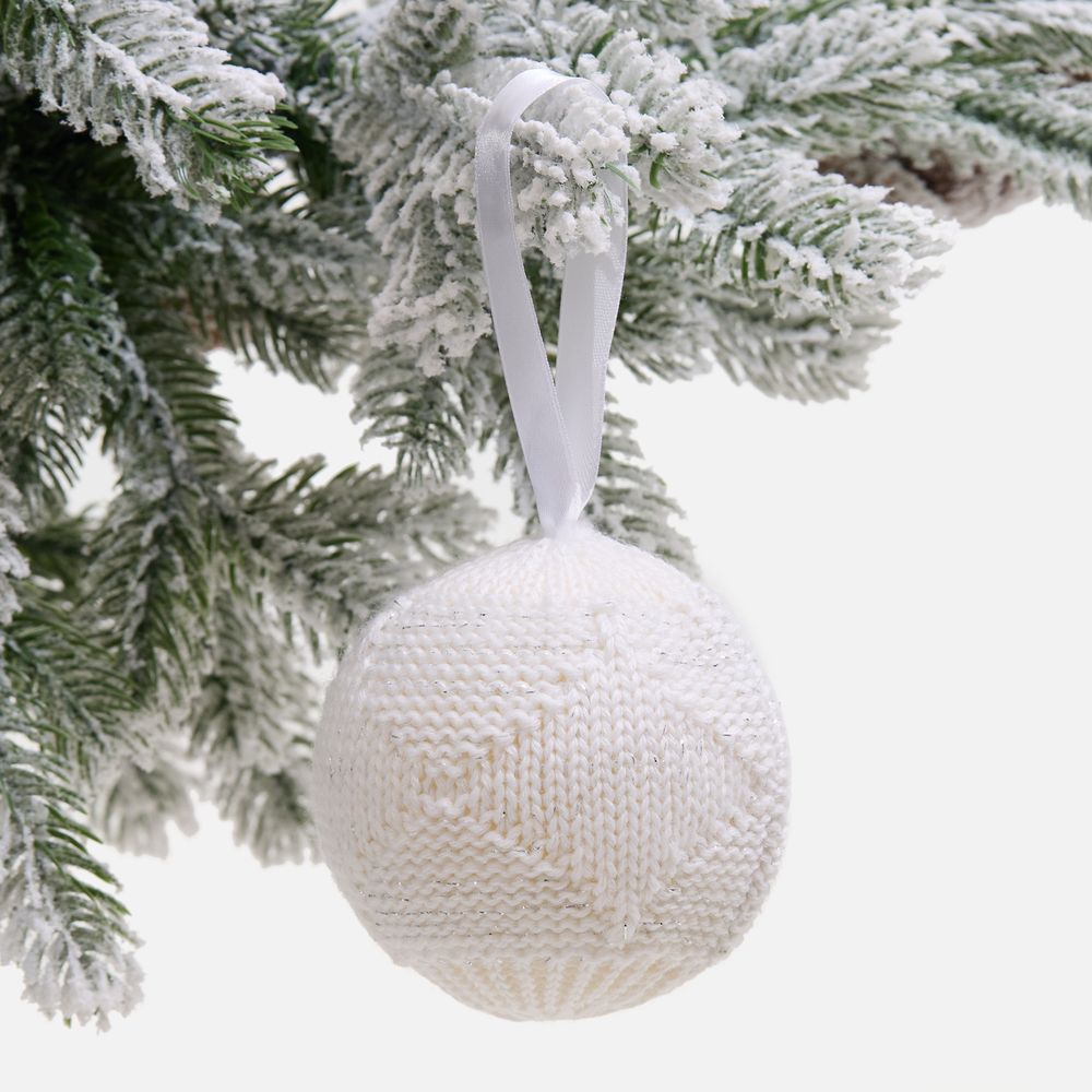 Вязаный шарик «Зимний шарм»-0