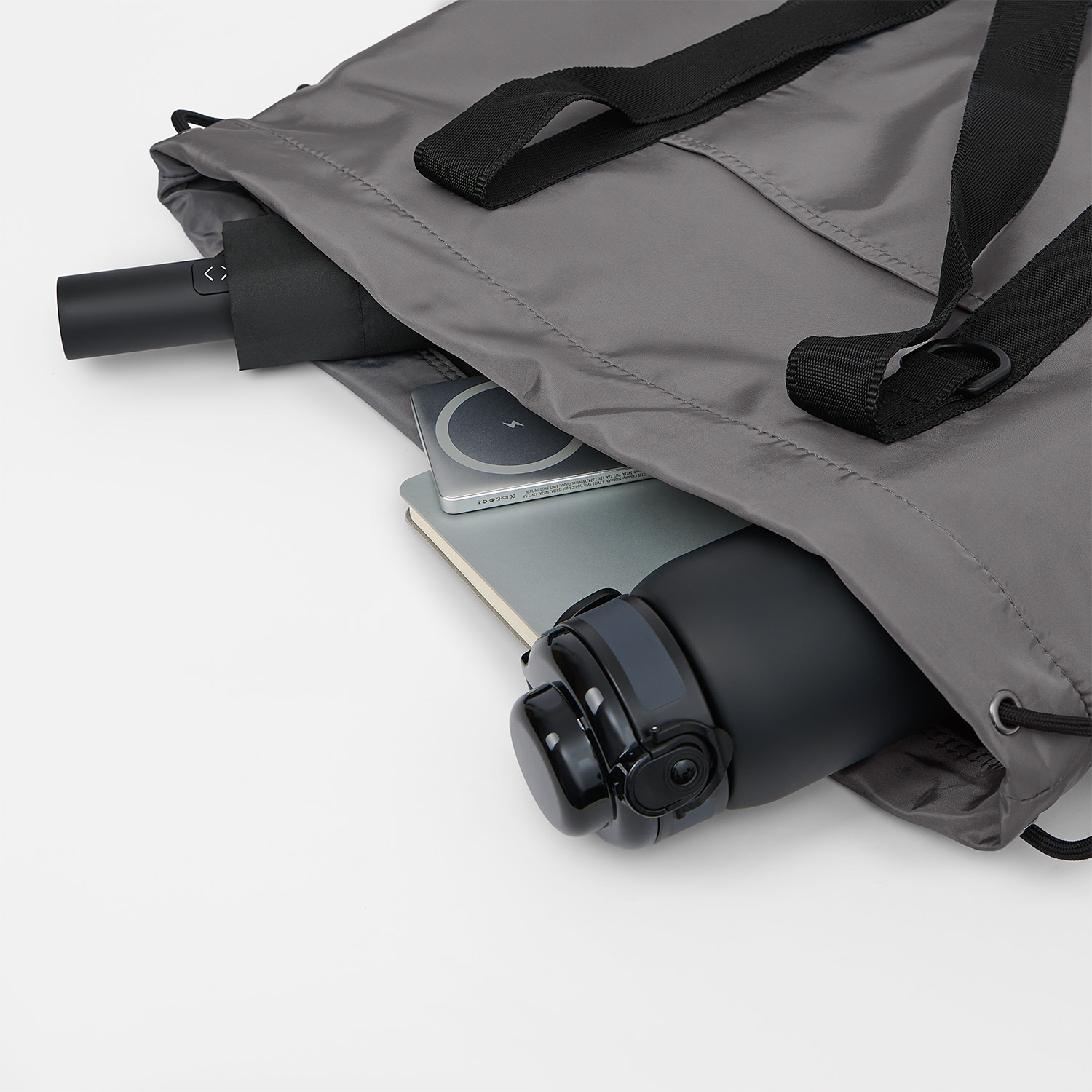 Сумка для покупок Раш (Rush), серая-6