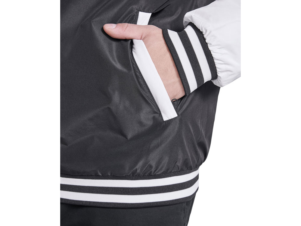 Бомбер утепленный California унисекс, черный/белый-6