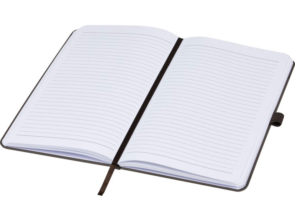 Блокнот Fabianna с мятой бумагой в твердой обложке, coffee brown-3