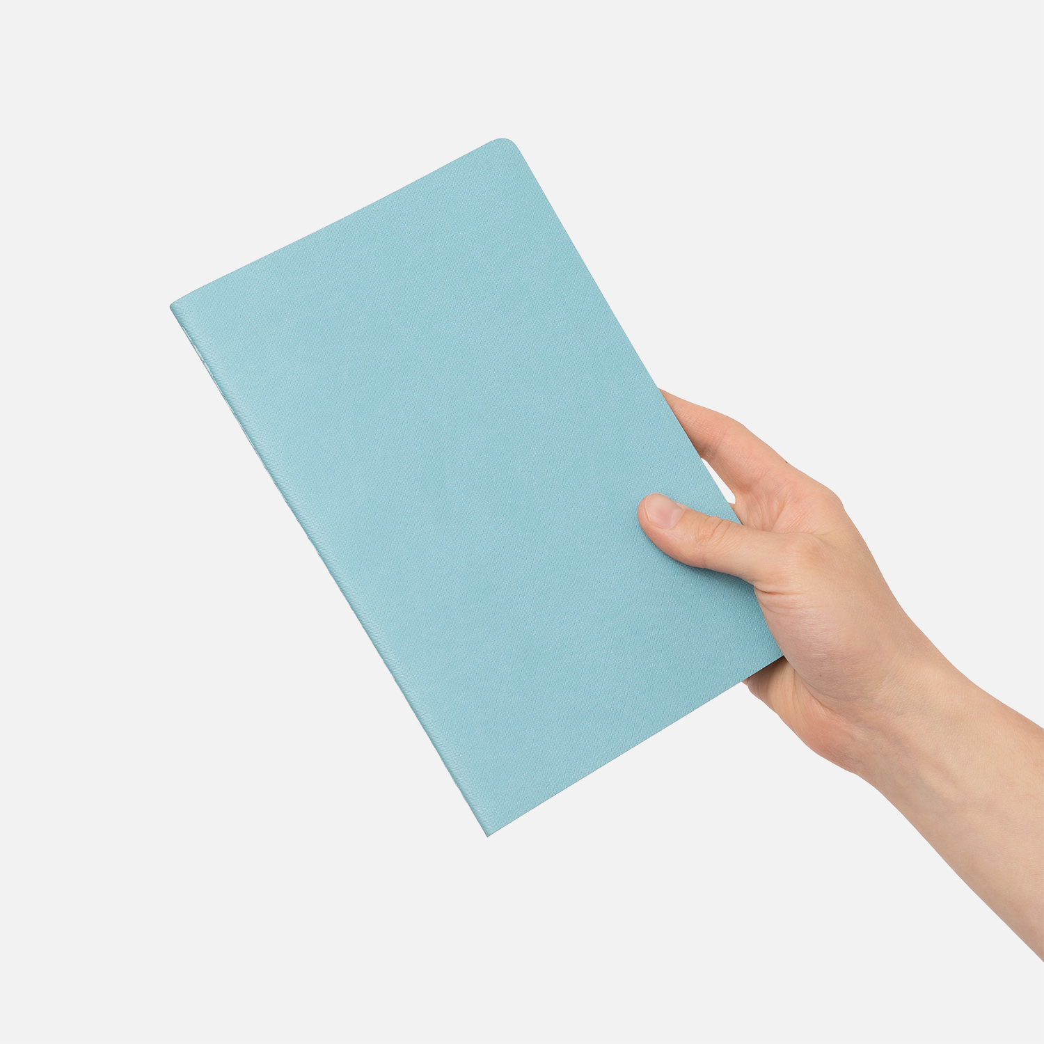 Блокнот Corsa slim, голубой-7