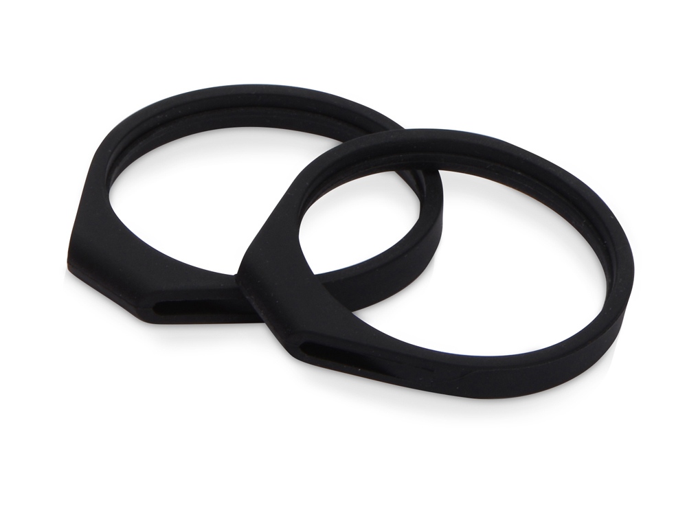 Портативные парные колонки Qjet TWS Mates с черными кольцами-4