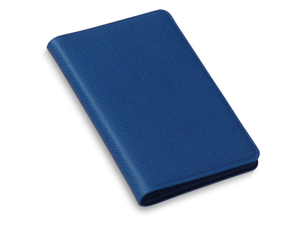 Футляр-книжка на 4-е карты с RFID Favor, синий-0