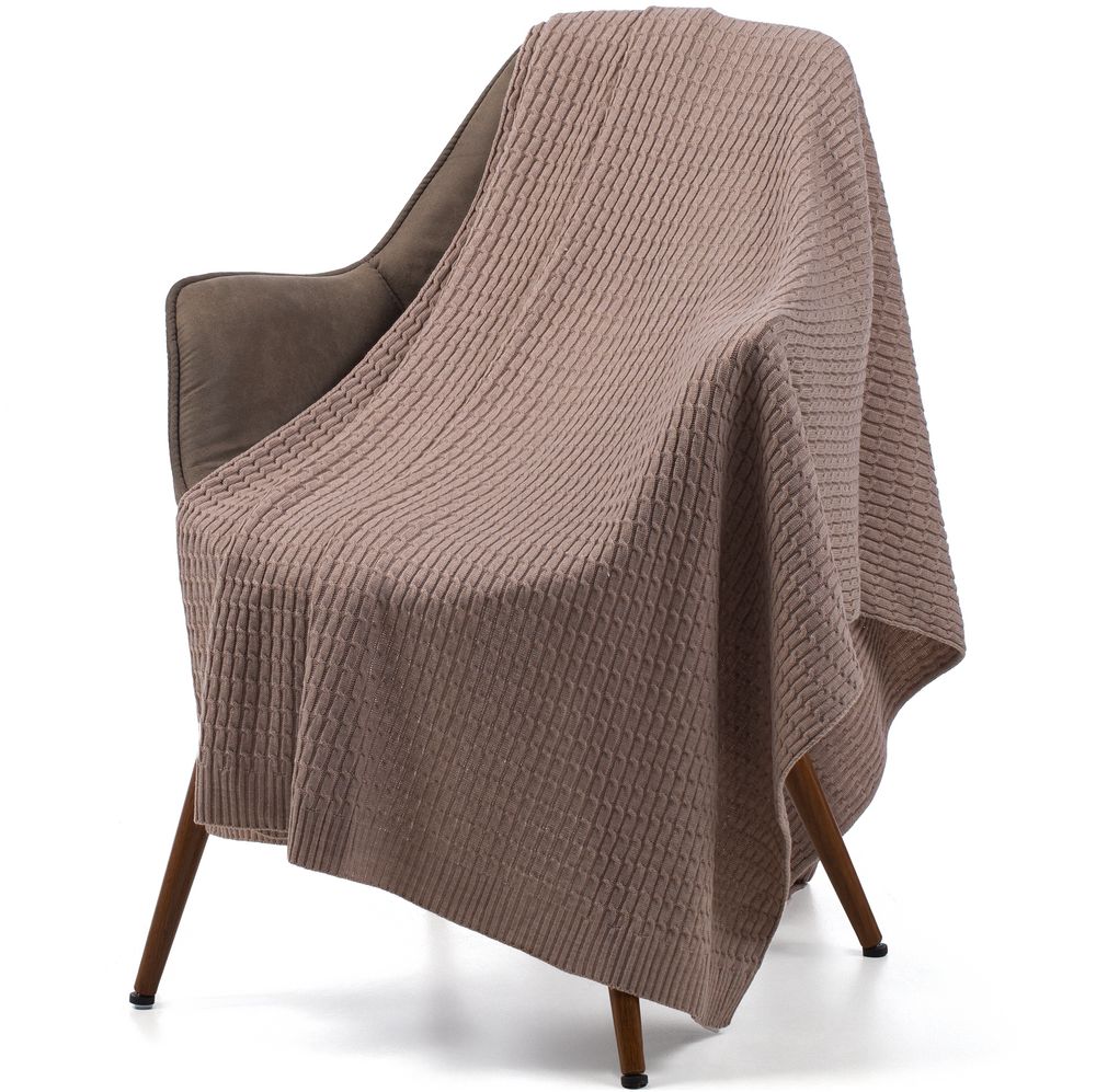 Плед Slumberland, бежевый меланж-0