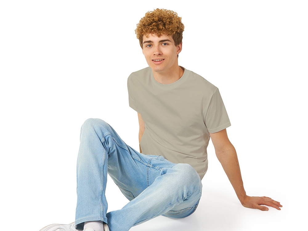 Футболка Heavy Super Club с боковыми швами, мужская, оливковый-1