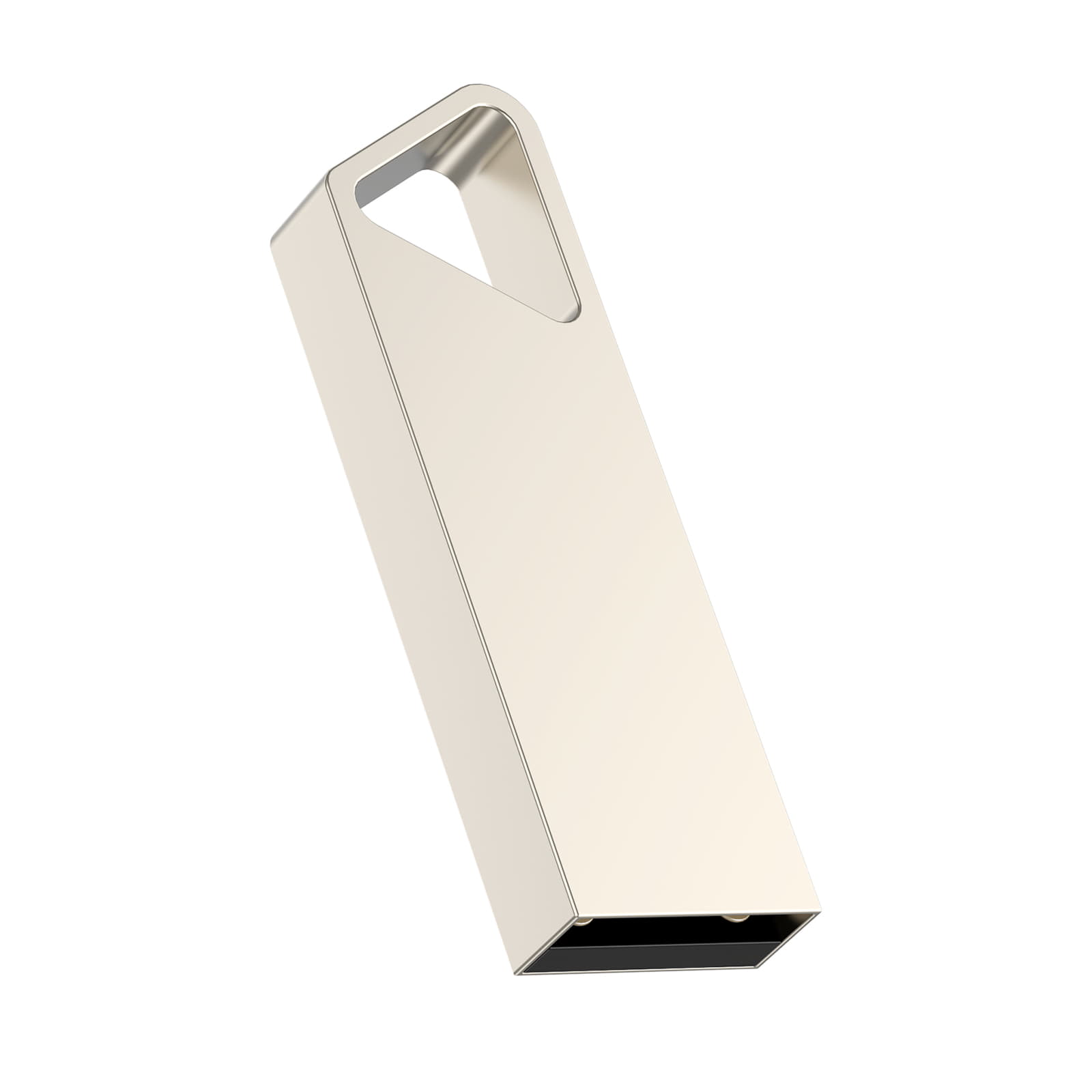 USB flash-карта SPLIT (32Гб), серебристая, 3,6х1,2х0,5 см, металл, серебристый-4