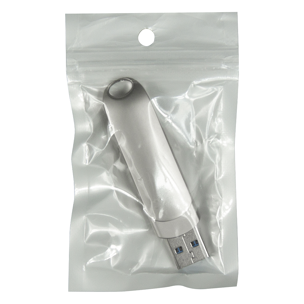 Флеш накопитель USB 3.0 + TYPE C Cupertino, серебристый матовый-3