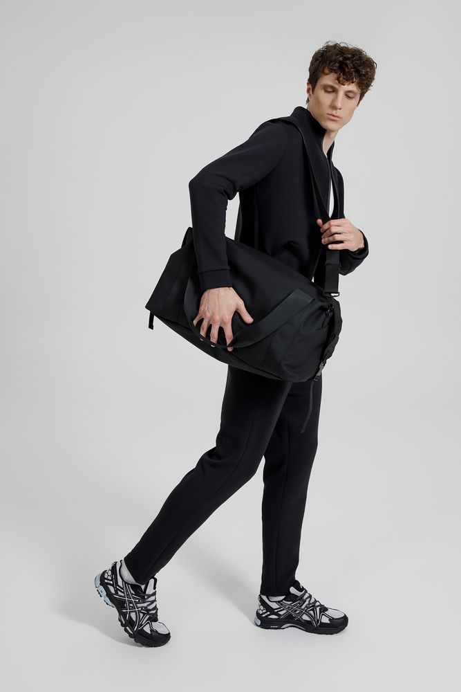 Дорожная сумка Traffic, черная-5