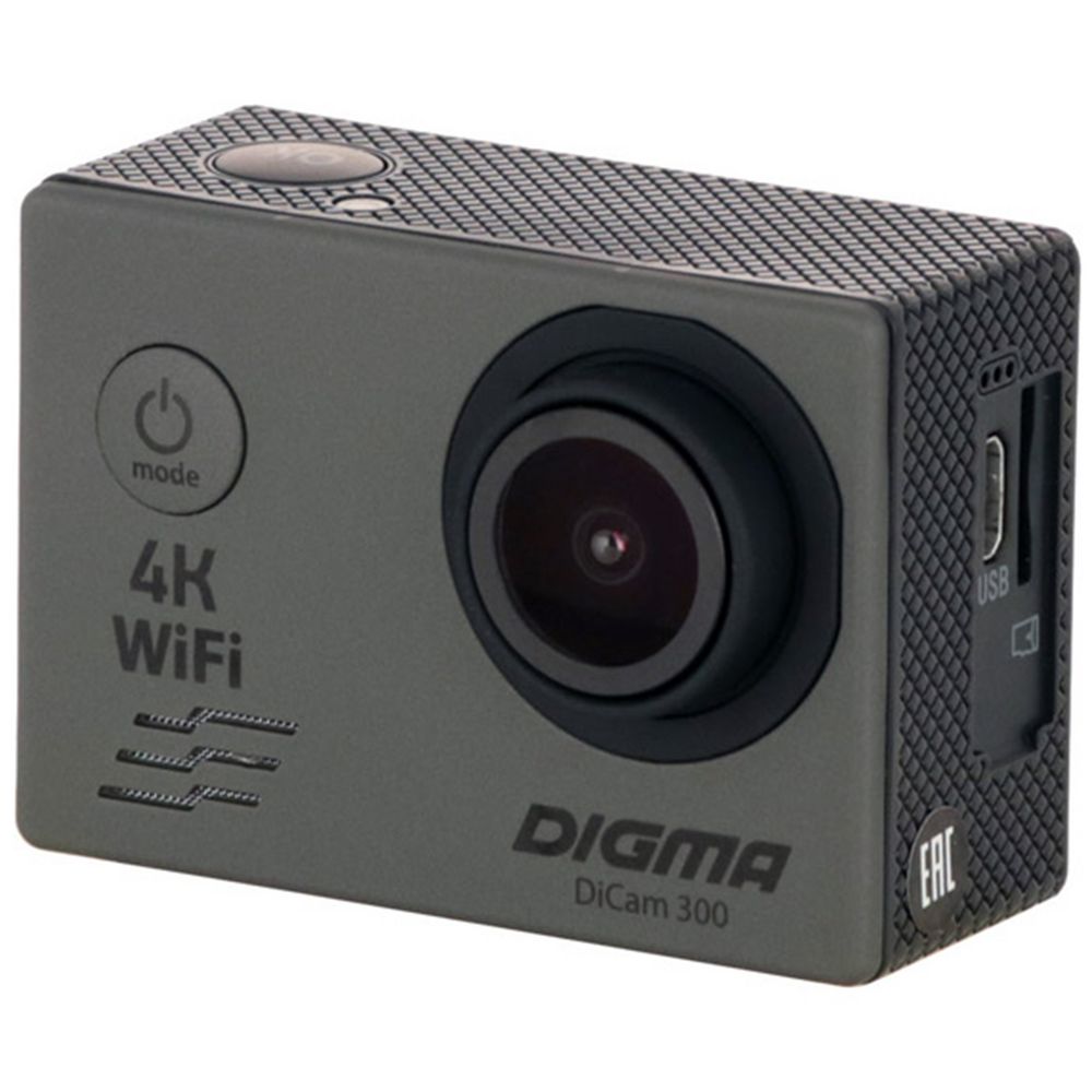 Экшн-камера Digma DiCam 300, серая-2