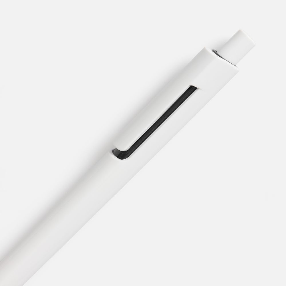 Ручка шариковая Dominanta, белая с черным-2