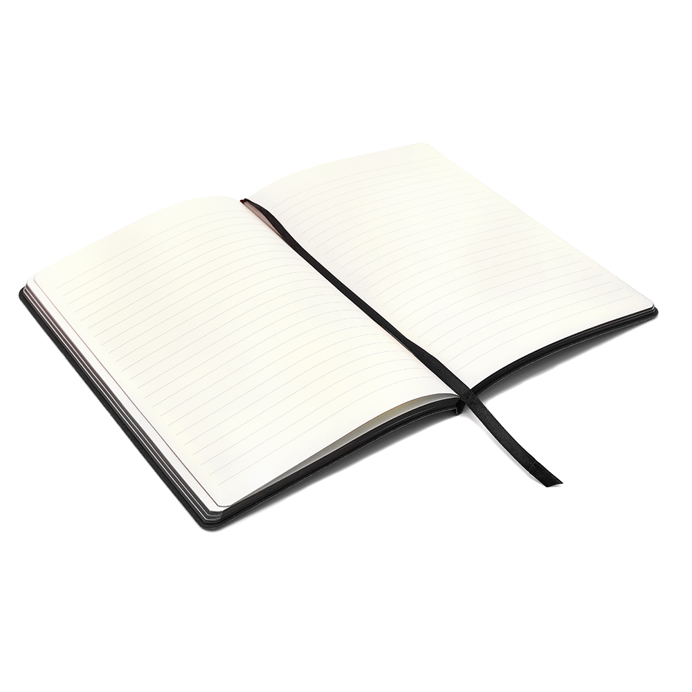 Блокнот A5 Beam в мягком переплёте, Черный-3