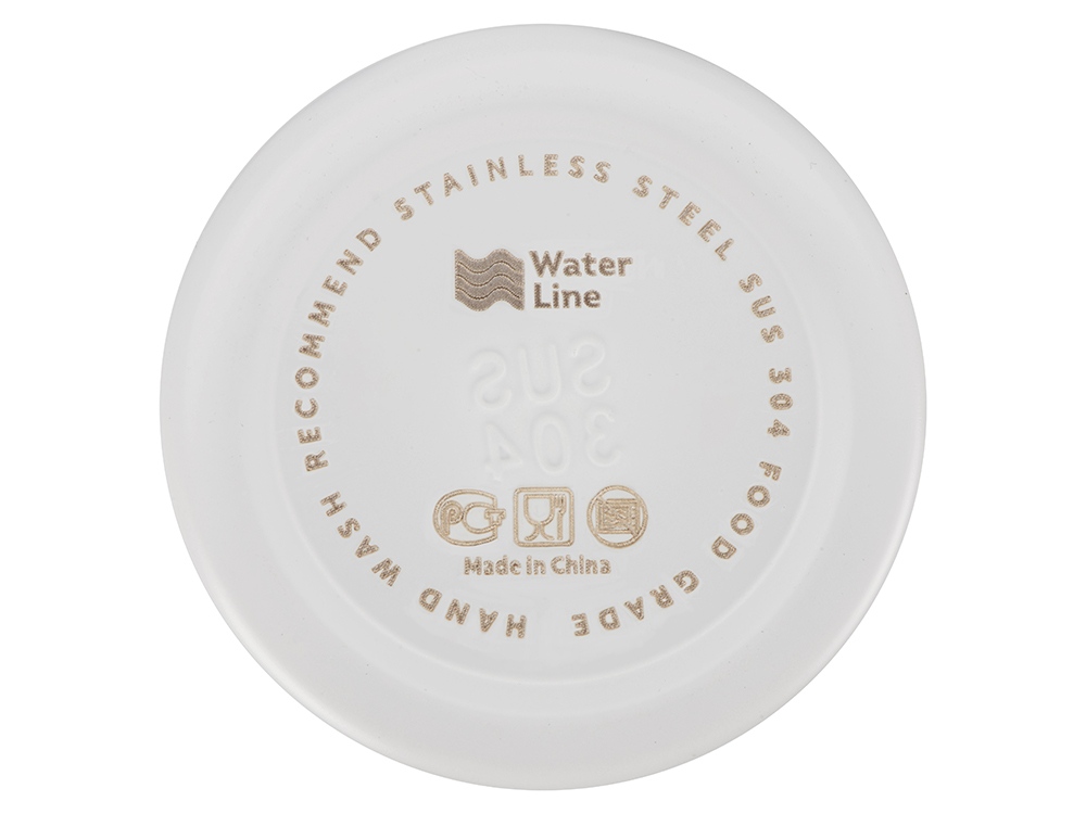 Стальная бутылка Rely, 650 мл, белый матовый-5