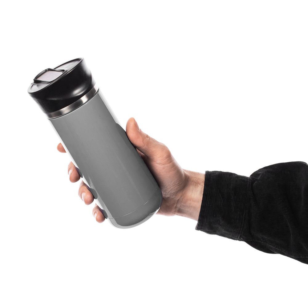 Термостакан Kilkee, серый-2