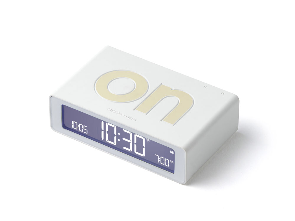 Часы настольные Flip Mini, белый-0