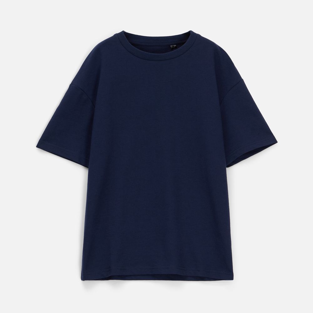 Футболка унисекс Durington, темно-синяя-0