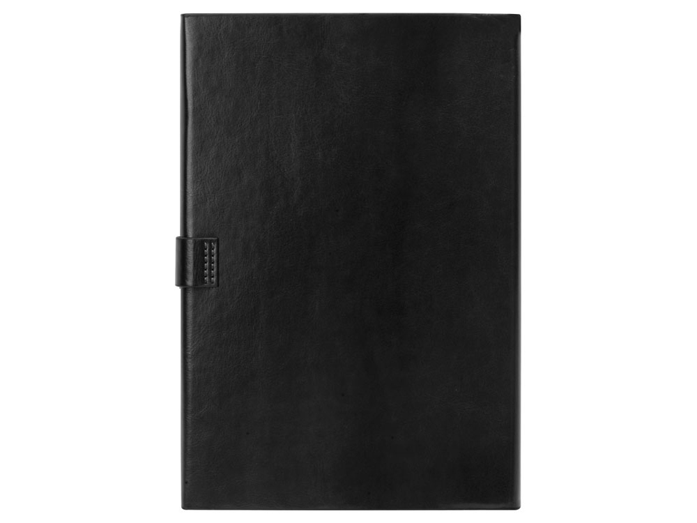 Бизнес-блокнот А5 с клапаном Fabrizio, 80 листов, черный-5