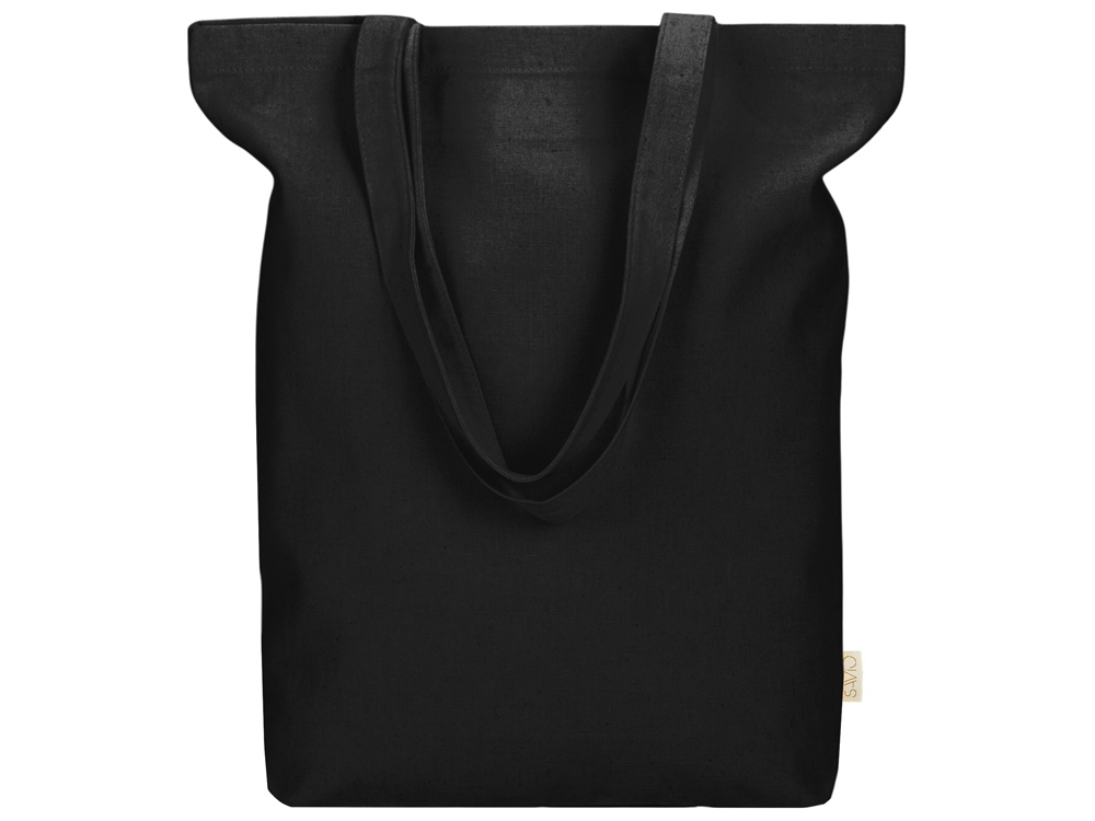 Сумка Fixy из переработанного хлопка с фиксирующей эластичной лентой, черный-1