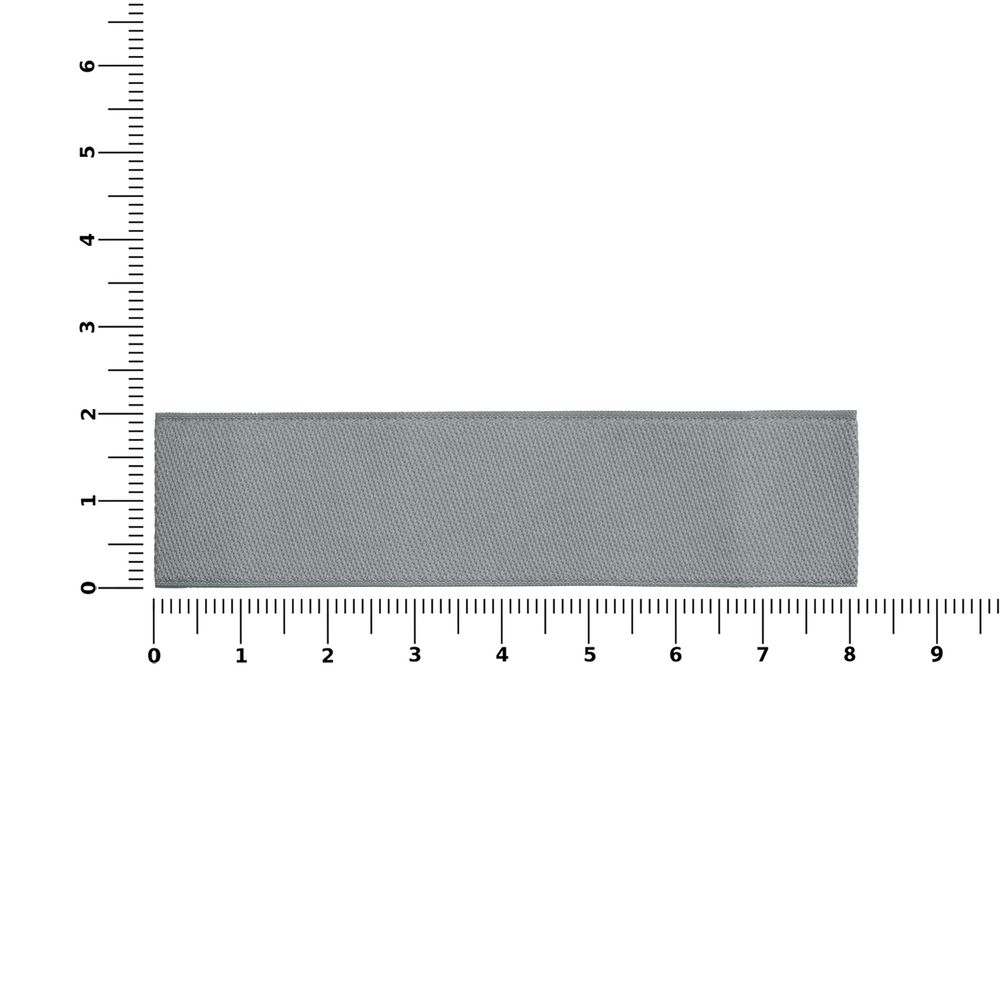 Лейбл тканевый Epsilon, S, серый-3