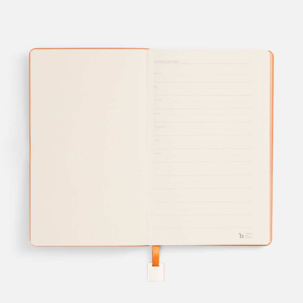 Ежедневник Shall Light, недатированный, оранжевый-2