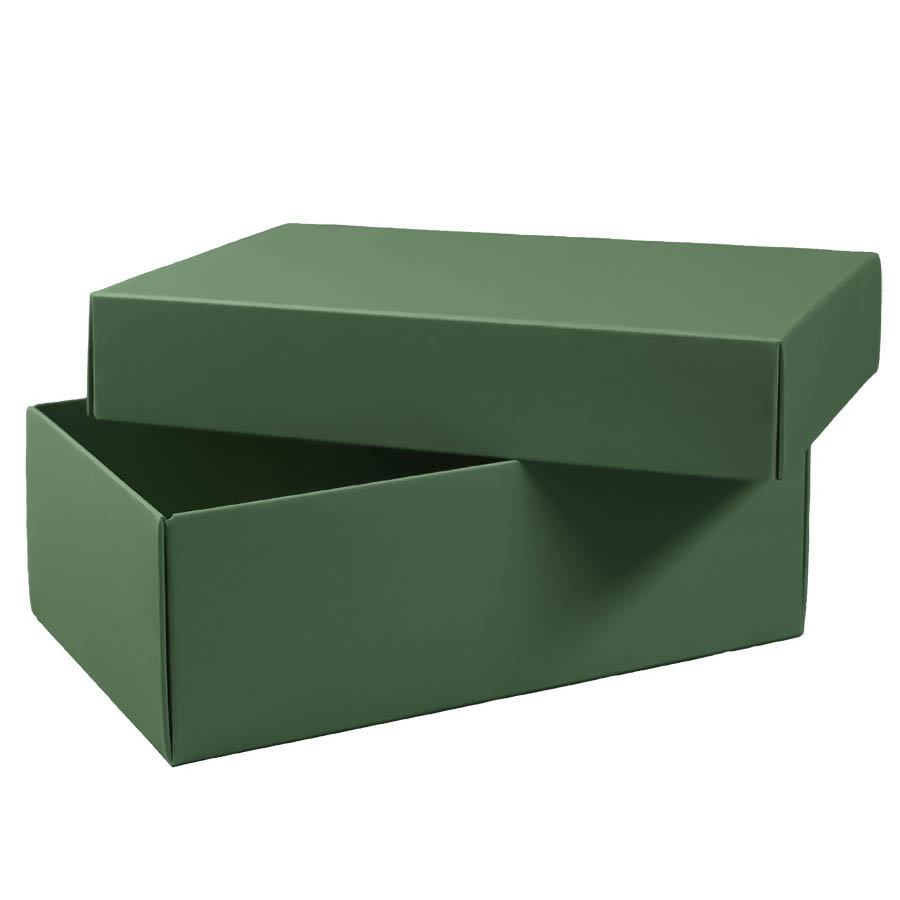Коробка картонная, "COLOR" 11,5*6*17 см; зеленый, зеленый-1