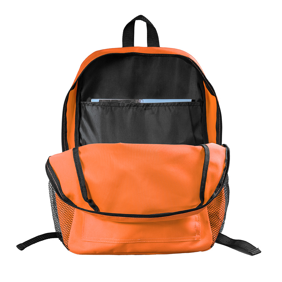 Рюкзак водостойкий "DISCO", оранжевый, 41 x 30 x11 см, 100% полиэстер 600D, оранжевый-5