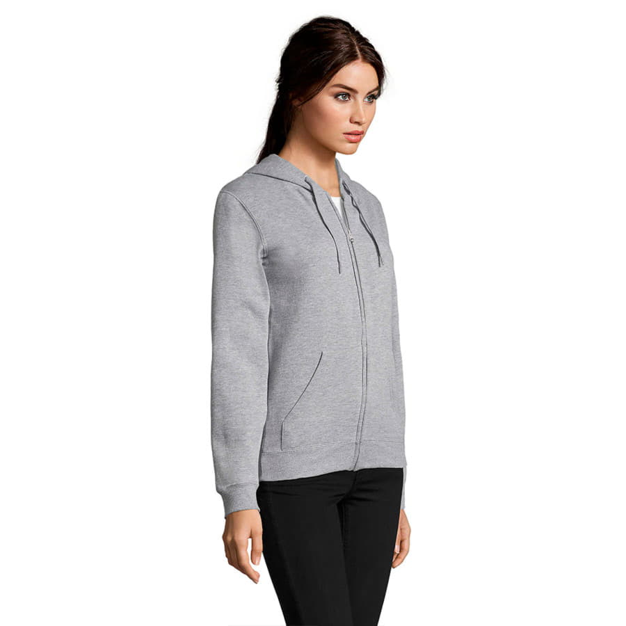 Толстовка женская SEVEN WOMEN 280, серый меланж-2