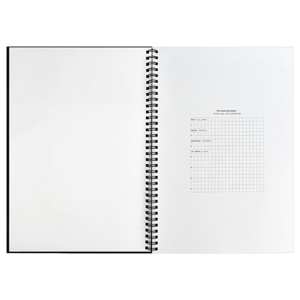 Ежедневник Notera, недатированный, черный-3